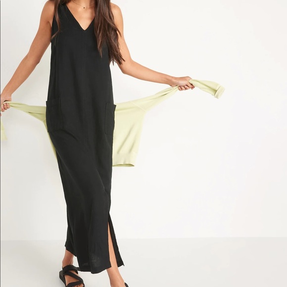 Madewell | Dresses | Old Navy Pt Sleeveless Splitfront Maxi Shift | Poshmark